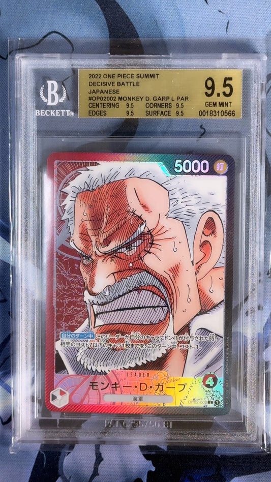 [OP02-002] Monkey D. Garp - BGS 9.5