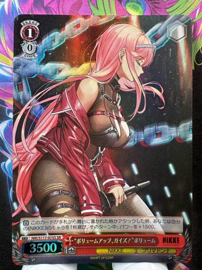 [Weiss Schwarz] [Nikke] NIK/S117-075S Turn Up the Volume Volume SR Japanese