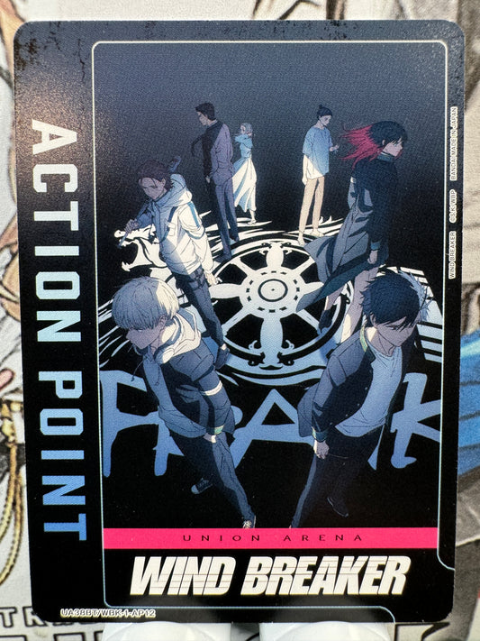 [Union Arena] [Wind Breaker] UA38BT/WBK-1-AP12 Action point card 3rd edition key visual AP Japanese