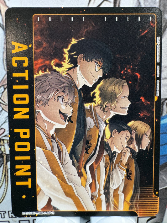 [Union Arena] [Wind Breaker] UA38BT/WBK-1-AP11 Action point card 2nd edition Shishizuren key visual AP Japanese