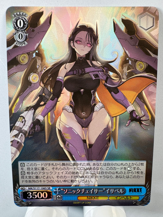 [Weiss Schwarz] [Nikke] Sonic Chaser Isabel SR