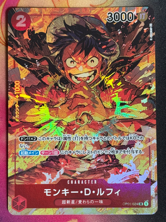 OP01-024 LUFFY PARA SR