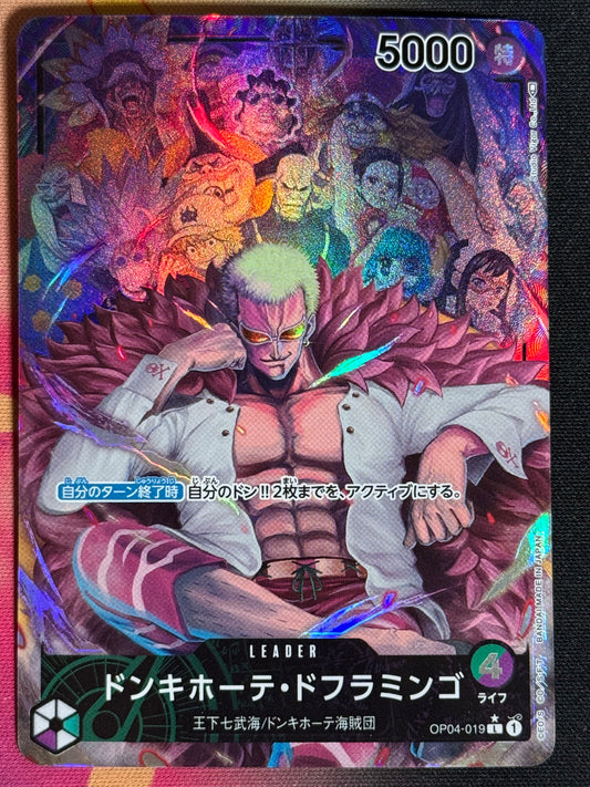 OP04-019 DOFLAMINGO PARA LEADER ONE PIECE 