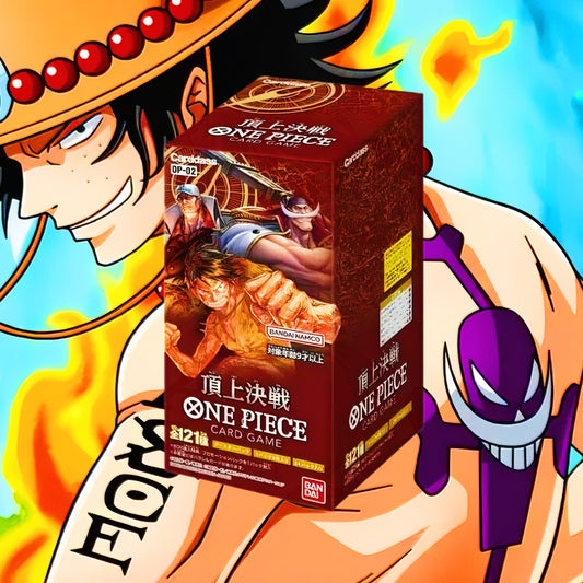 [OP-02] - PARAMOUNT WAR [JAP] ONE PIECE CARD GAME DISPLAY
