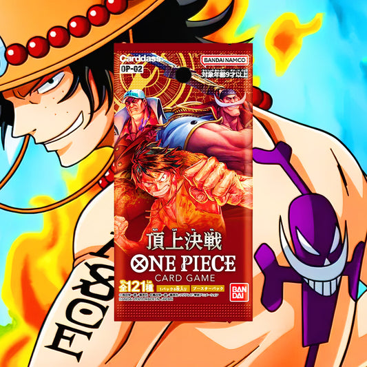 [OP-02] - PARAMOUNT WAR [JAP] ONE PIECE CARD GAME DISPLAY