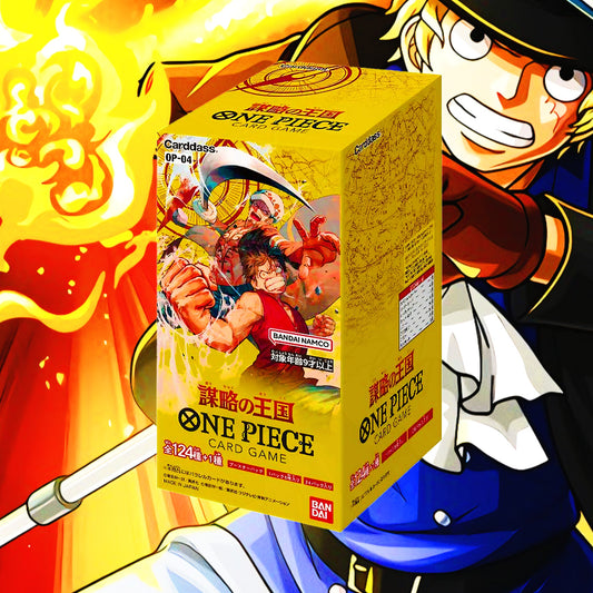 [OP-04] - KINGDOMS OF INTRIGUE [JAP] ONE PIECE CARD GAME DISPLAY