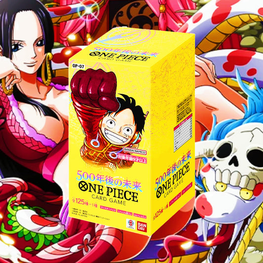 [OP-07] - 500 YEARS IN THE FUTURE [JAP] ONE PIECE CARD GAME DISPLAY