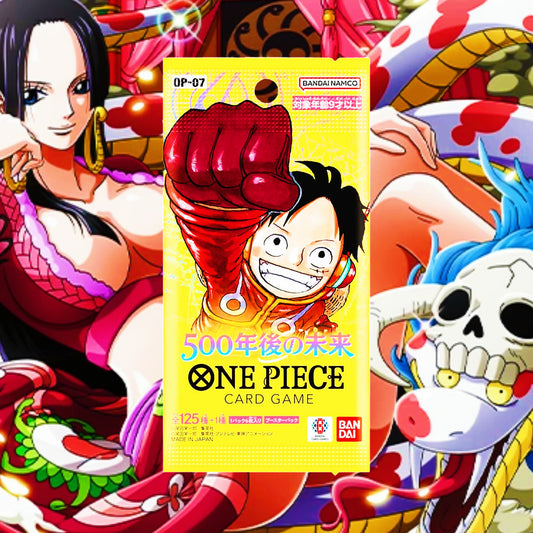 [OP-07] - 500 YEARS IN THE FUTURE [JAP] ONE PIECE CARD GAME DISPLAY