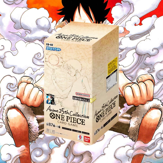 [EB02] - EXTRA BOOSTER ANIME 25TH COLLECTION [JAP] ONE PIECE CARD GAME DISPLAY
