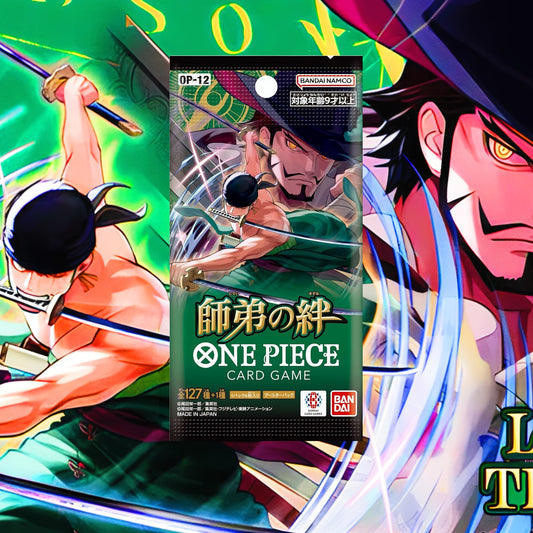 [OP-12] - THE BOND OF MASTER AND DISCIPLE [JAP] ONE PIECE CARD GAME BOOSTER
