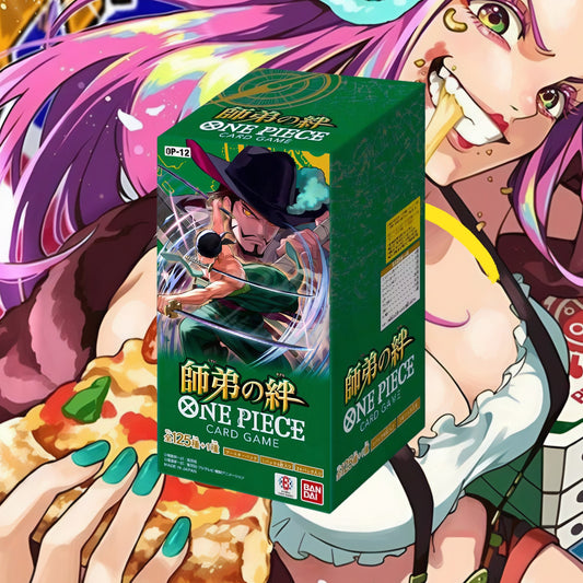 [OP-12] - The Bond of Master and Disciple [JAP] ONE PIECE CARD GAME DISPLAY